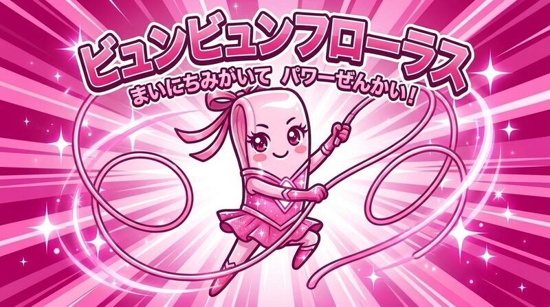 お口のくに 進化ヒーロー ビュンビュンフローラス